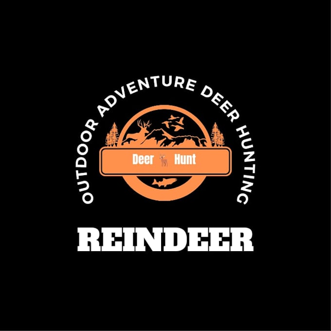create awesom  hunting logo