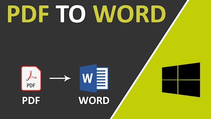 Convert pdf to editable ms word document by Rakib_6747 | Fiverr