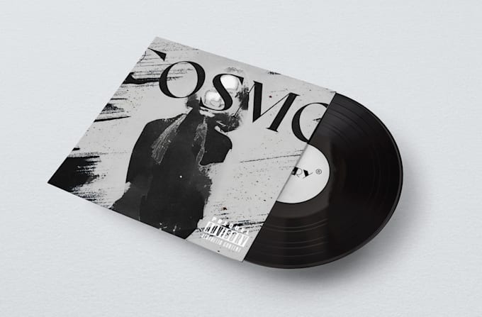 design an unique music album cover art