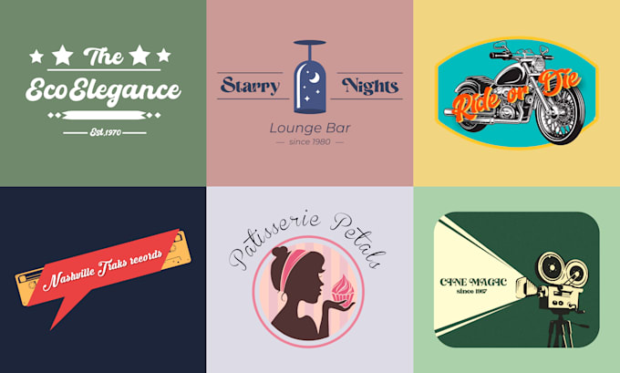 make a vintage logo for whatever you want