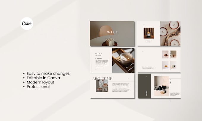 create a modern template for your business