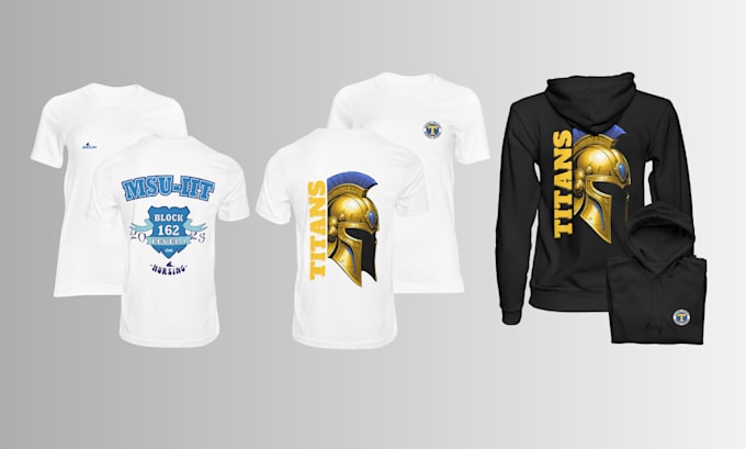 create a university college varsity themed shirt design