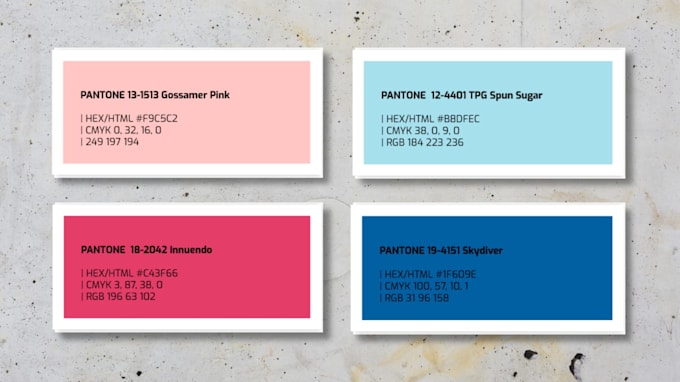 Convert Hex Rgb Cmyk To Pantone Colors By Puneetashukl Fiverr Convert Hex Rgb Cmyk To Pantone Colors By Puneetashukl Fiverr