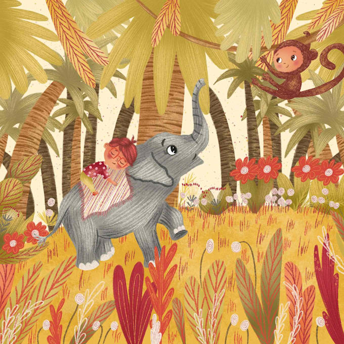 draw children book illustration