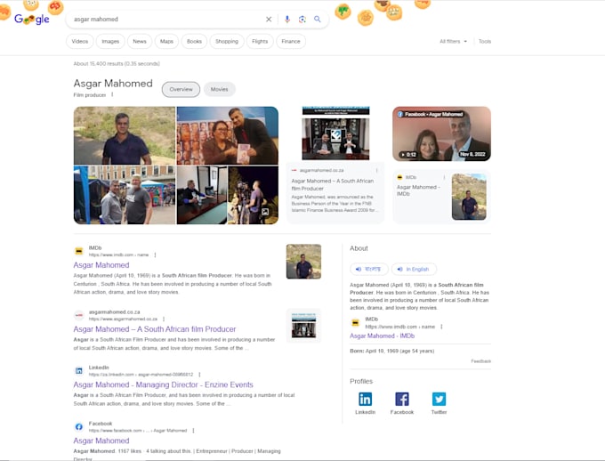 create a verified google knowledge panel for person