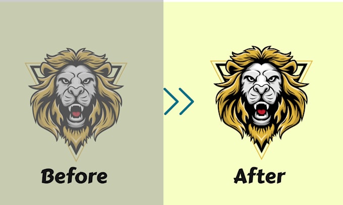 redesign, vectorize or convert logo or graphics to vector