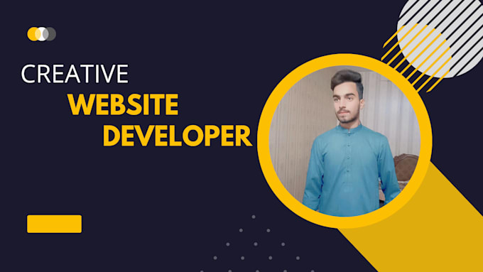 be your front end web developer