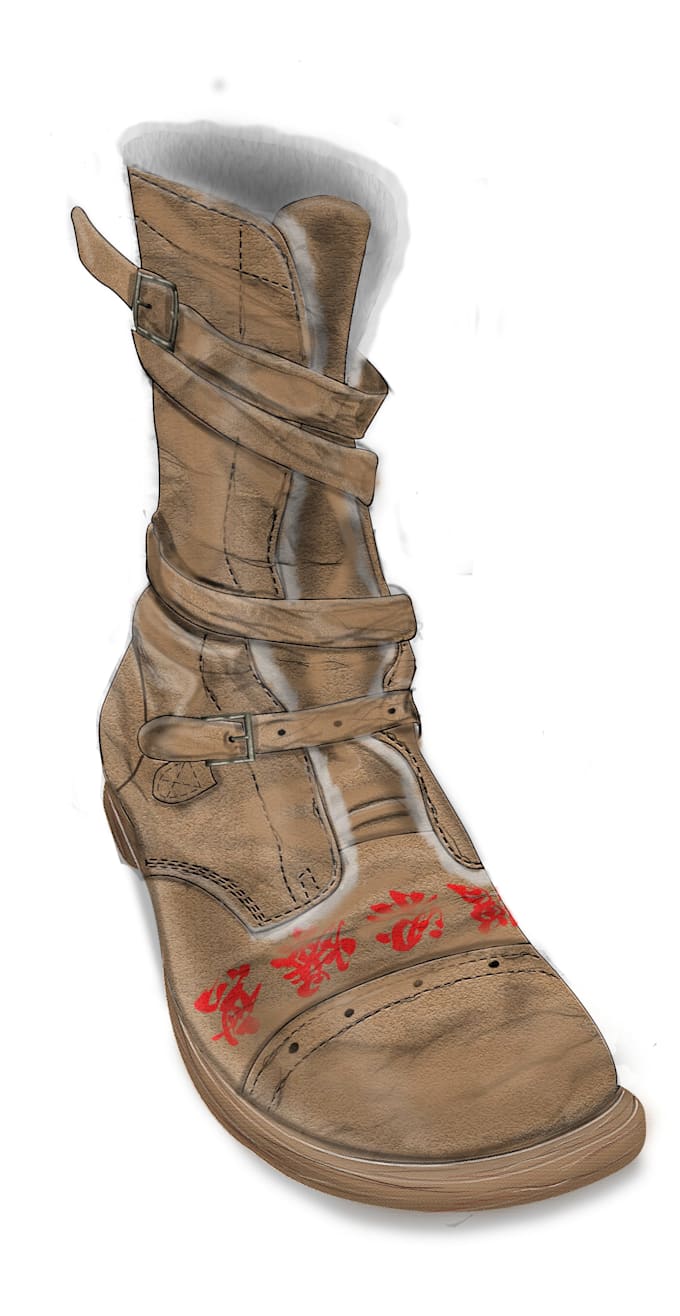 make a custom boot design with tech pack