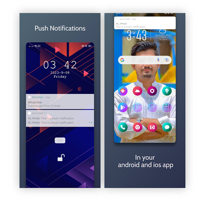 add push notifications in your expo react native app
