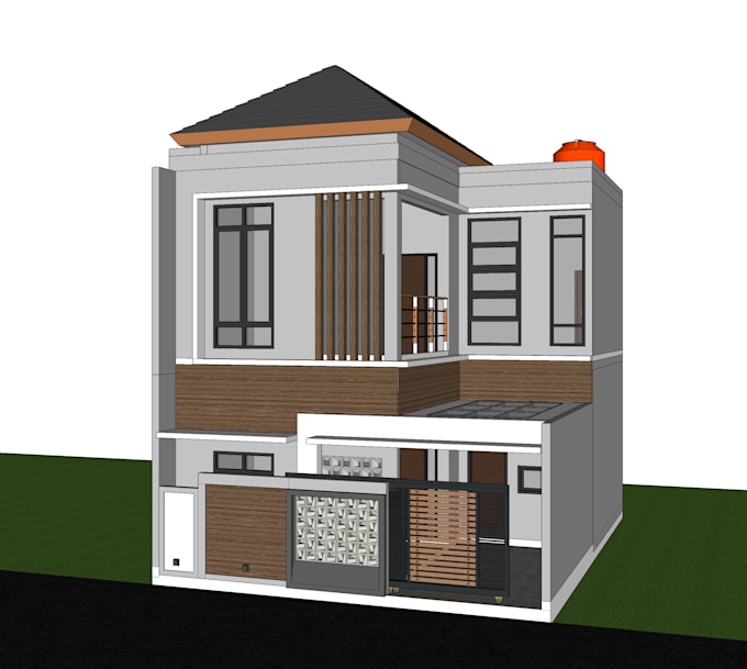 realistic render using sketchup