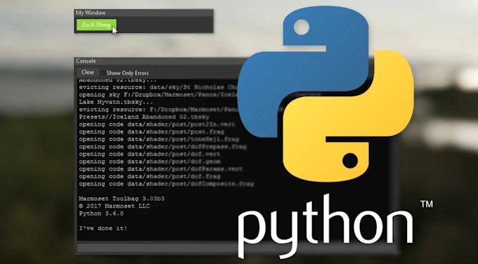 do your python projects, coding, program, programming assignment