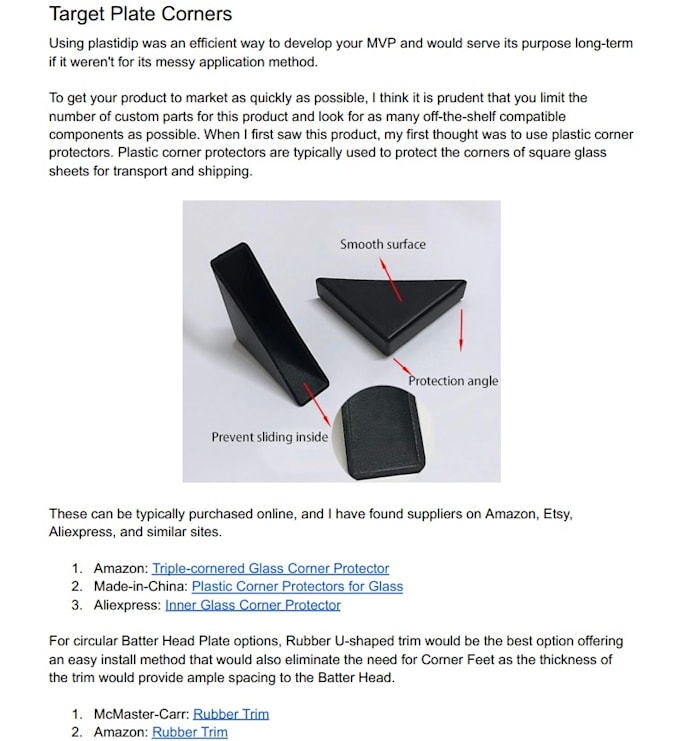 provide prototype consulting, design for manufacturing, and support production
