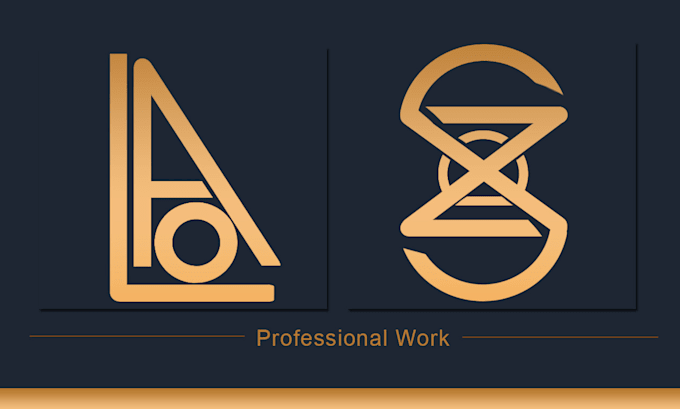 design a professional luxury monogram logo with your initials
