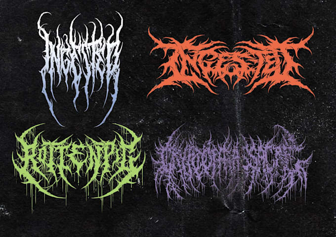 Make extreme metal logo by Herimythology | Fiverr