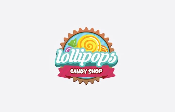 candy shop logo design