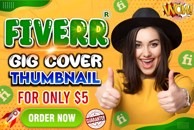 design 3 eye catching youtube and fiverr thumbnails for you