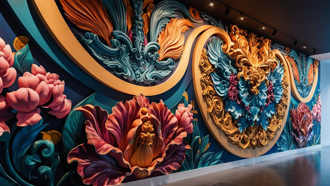 create wall art and murals