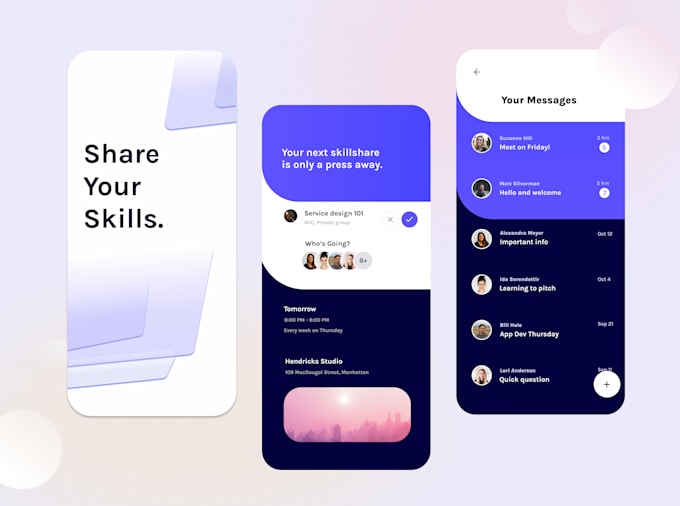 Design a stylish, professional app by Designwit_ux | Fiverr