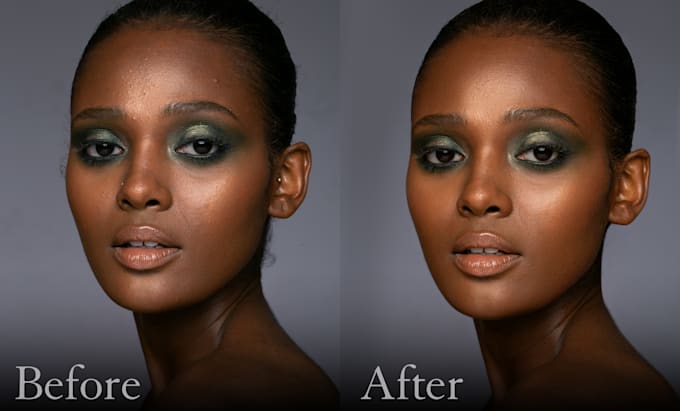 retouch photo with high end