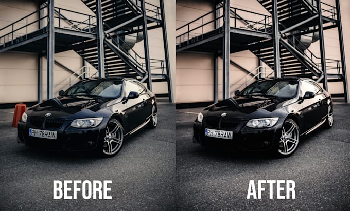 do car photo editing and retouching