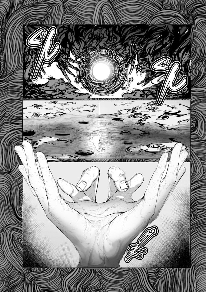 draw manga page, anime or webtoon