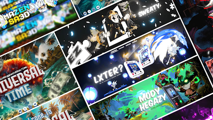 design brawlhalla or any game thumbnail for youtube, discord, x and socialmedia