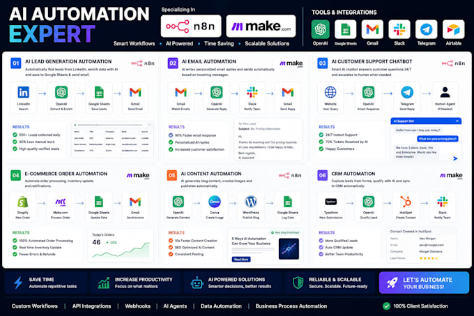 build ai automation workflows, ai agents