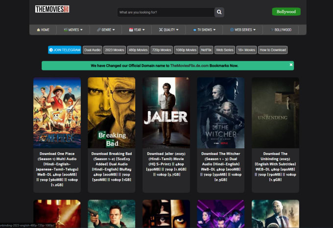Create bollyflix or themoviesflix theme like a professional by