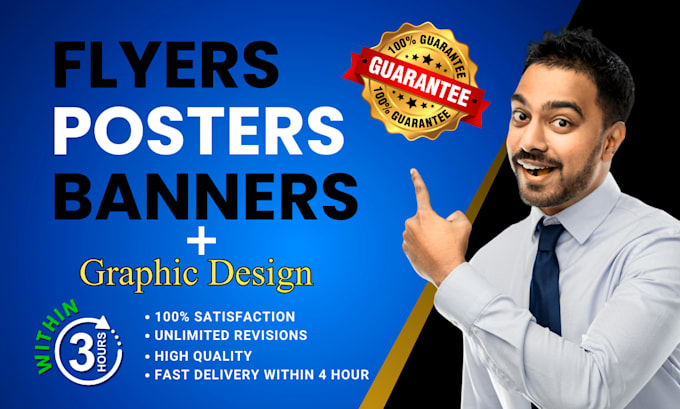 do professional flyers, posters and banners for your business