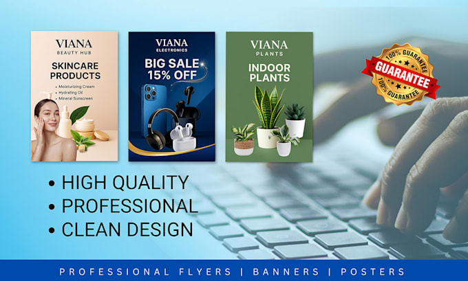 do professional flyers, posters and banners for your business