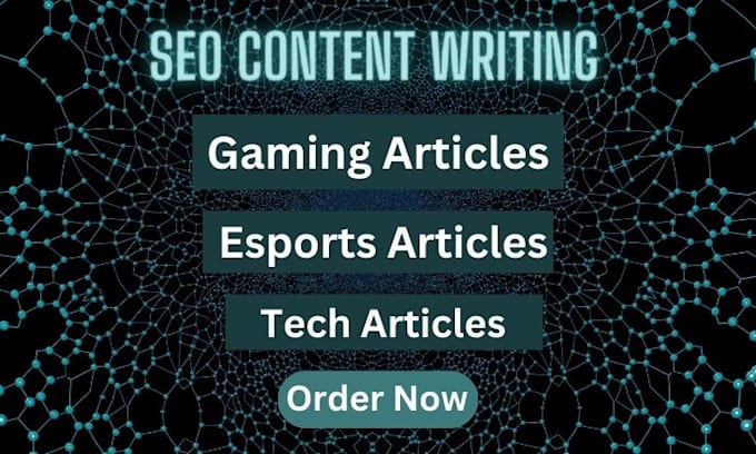 write gaming, tech and esports blog posts