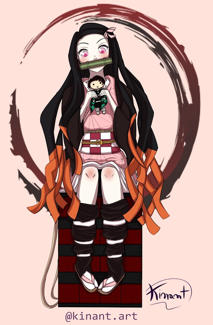 Draw sfw and nsfw art in anime style by Kinant Fiverr