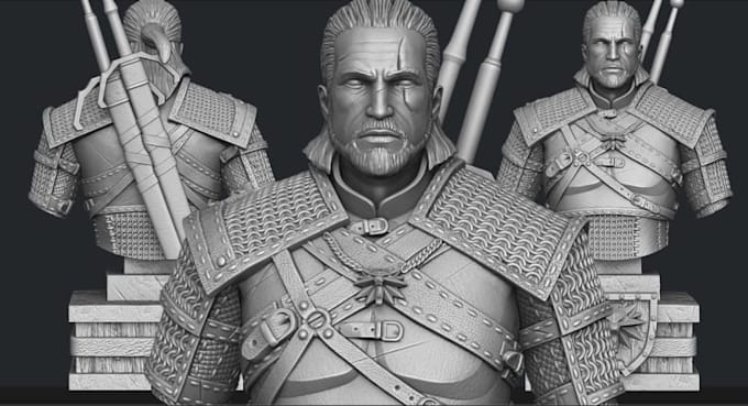 custom 3d statue for 3d printing, 3d cosplay, 3d toy, 3d bust, 3d sculpture