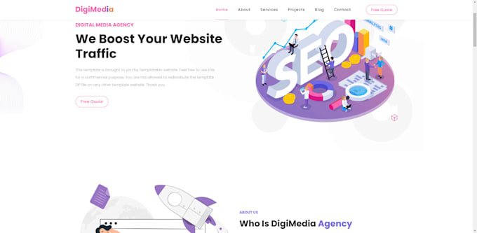design and develop a professional website using PHP laravel