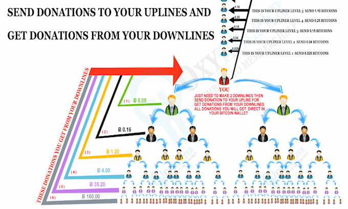 make peer to peer donation website with free domain, hosting