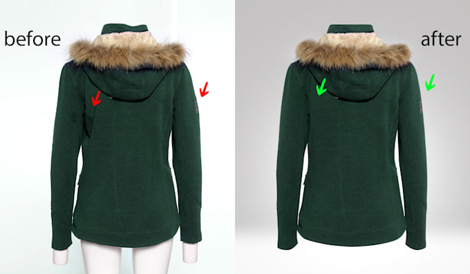 do a ghost mannequin or dummy retouch service appropriately