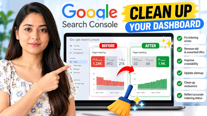 clean up google search console by removing outdated links