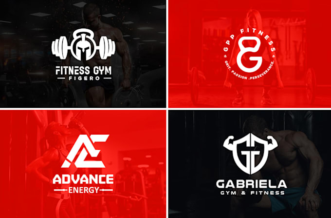 design modern gym, clothing, and minimalist logo