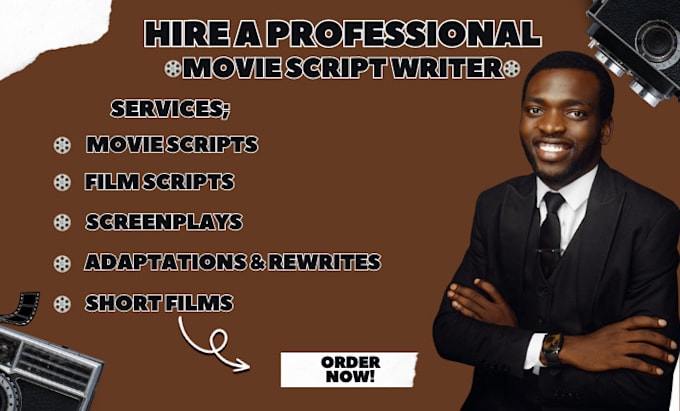 write screenplay, script writing, movie script, screenwriting, youtube script