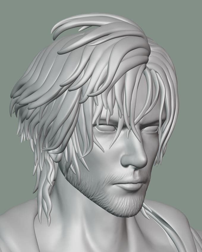 Do character sculpt 3d sculpting model sculpture 3d printing in blender