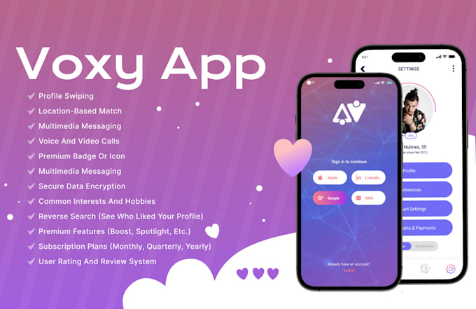 develop dating app social media mobile app