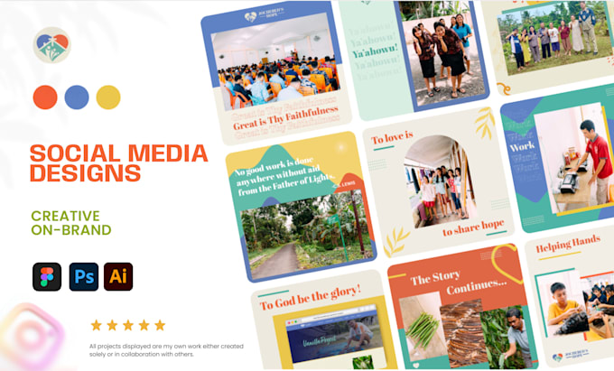 design social media post templates or ad creative for insta, facebook
