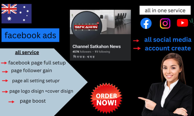 create facebook business page fix setup