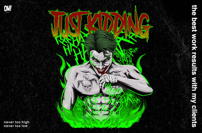 create streetwear design illustration for tshirt and hoodie