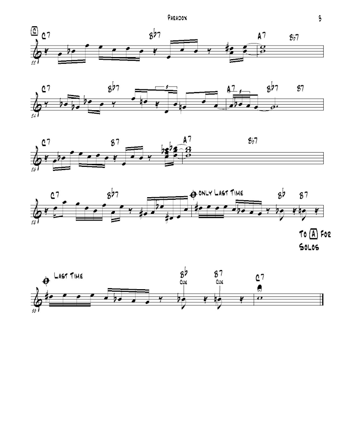 note for note exact transcriptions