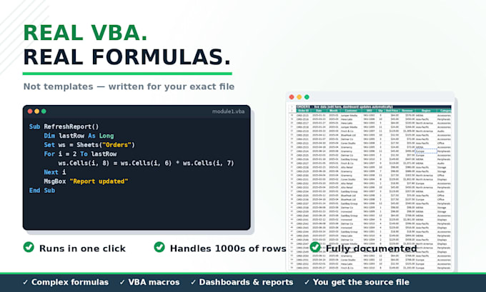 create advanced excel solutions with vba and complex formulas