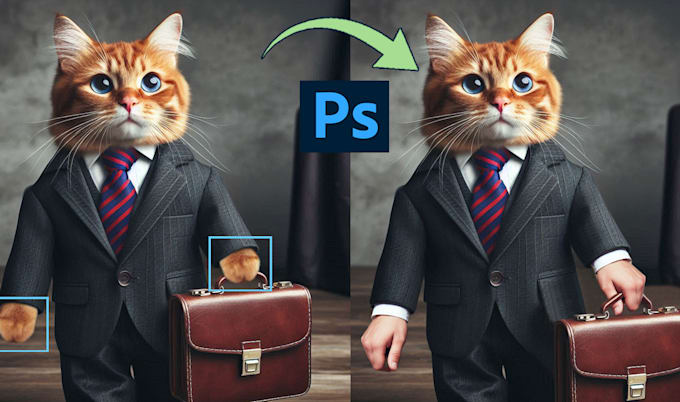 do any photo editing and fix ai generated images