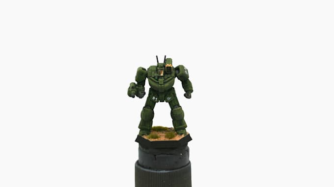 3d print and paint your custom lance or star battletech