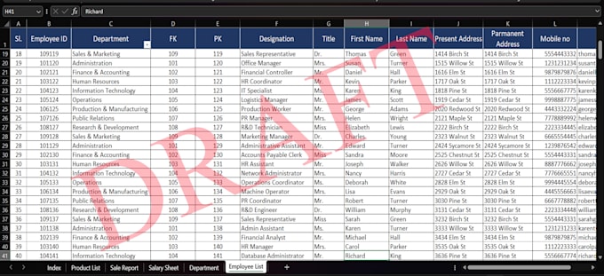 Create custom excel spreadsheets for you by Gmkhokababu | Fiverr