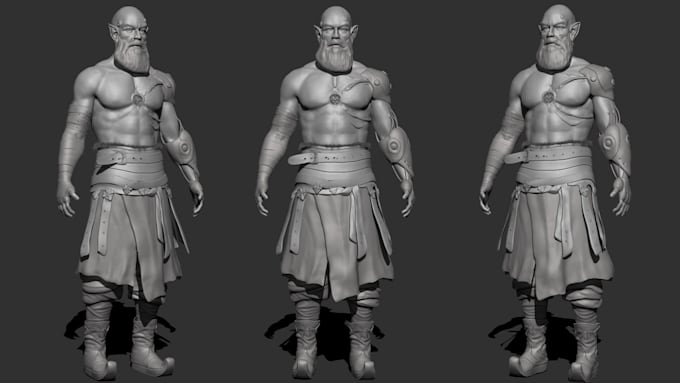 make 3d face,head, likeness sculpting